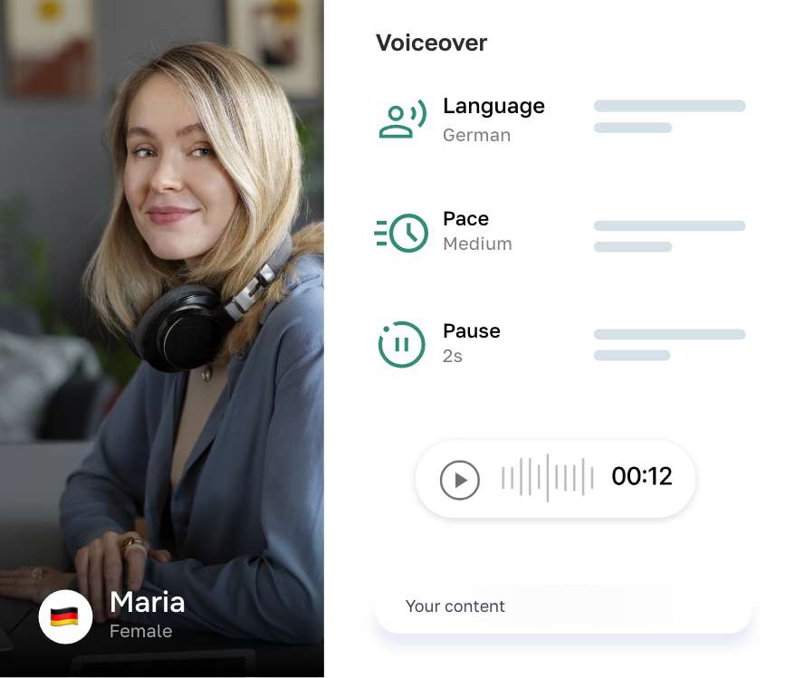 Subir, analizar, generar.